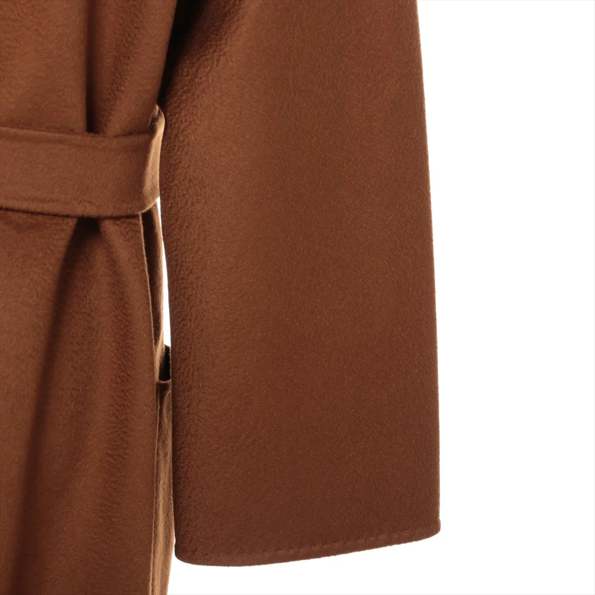 マックスマーラ カシミヤ ガウンコート 40 レディース ブラウン