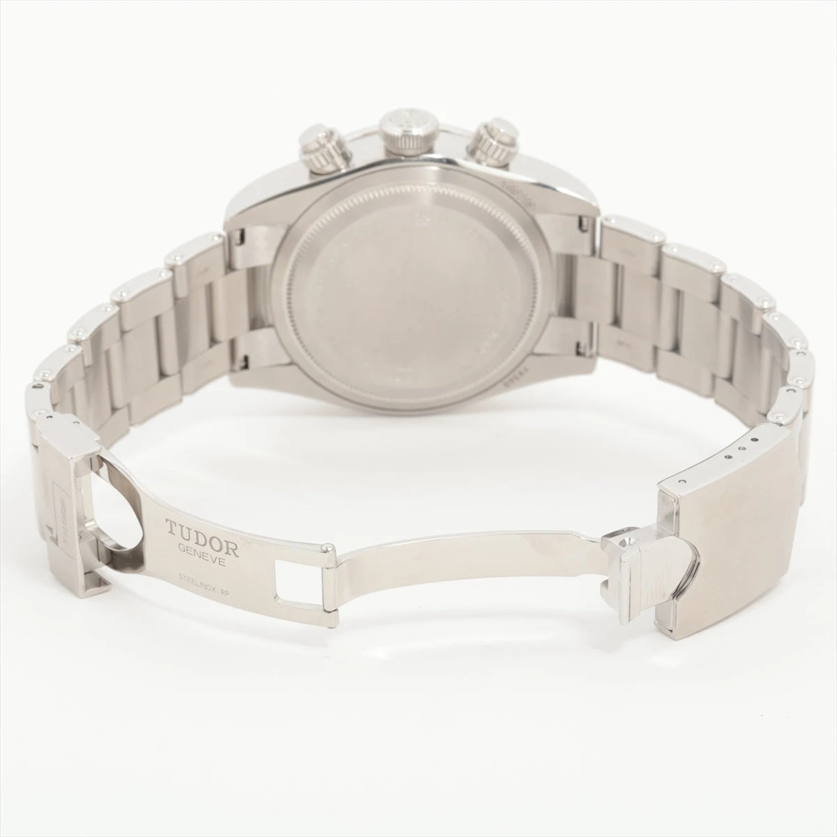 チューダーオマージュ ブラックベイクロノ モデル 白文字盤 クォーツ 未使用品 チューダーオマージュ ブラックベイクロノ モデル 白文字盤 クォーツ