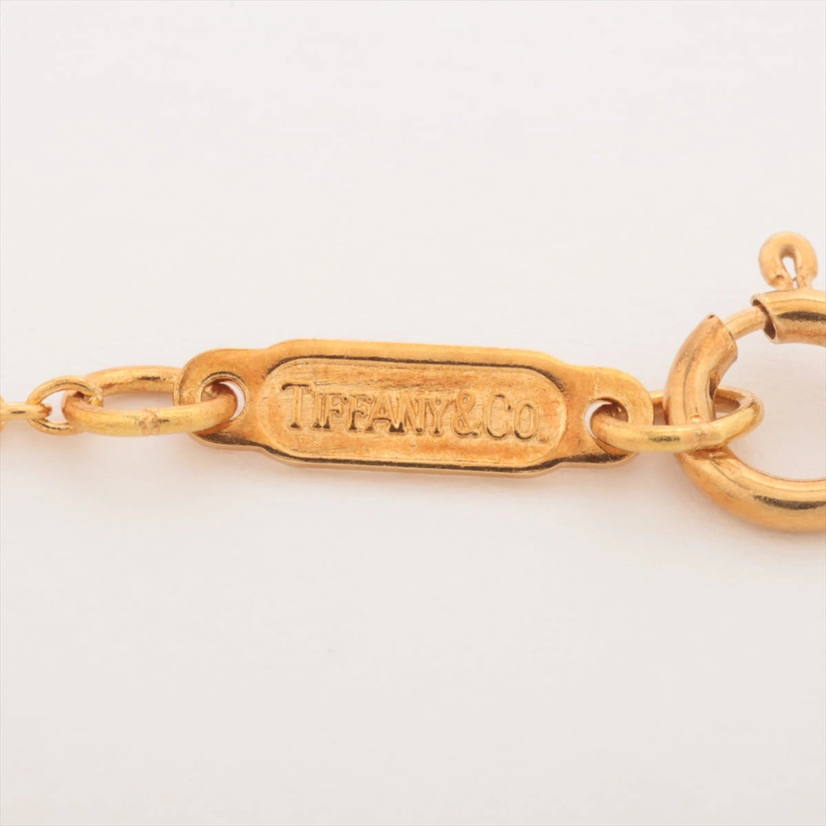 ティファニー シェルモチーフ ルビー ネックレス 750(YG) 3.8g