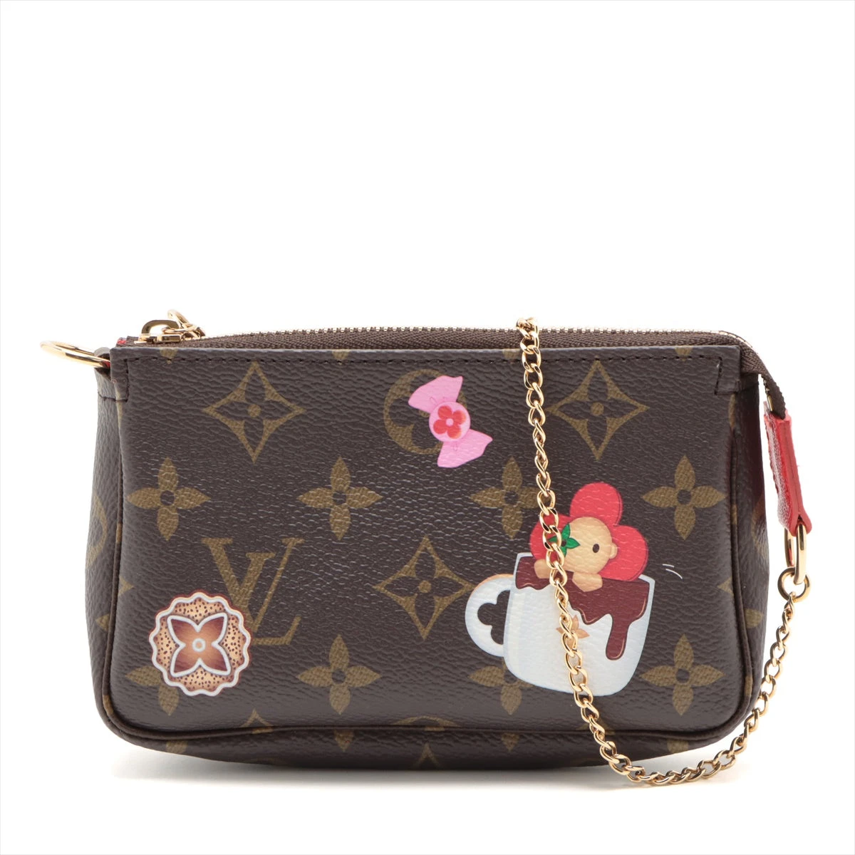 ヴィトン モノグラム ミニ ポシェット アクセソワール M12205 RFID反応