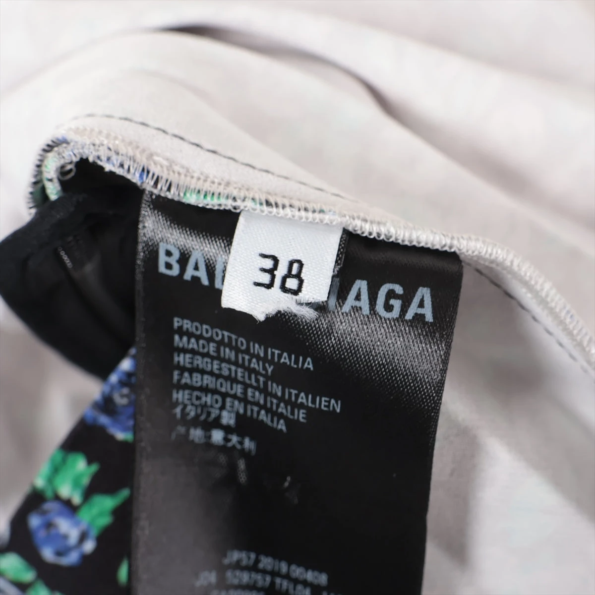 バレンシアガ 19年 ポリエステル×ポリウレタン スカート 38