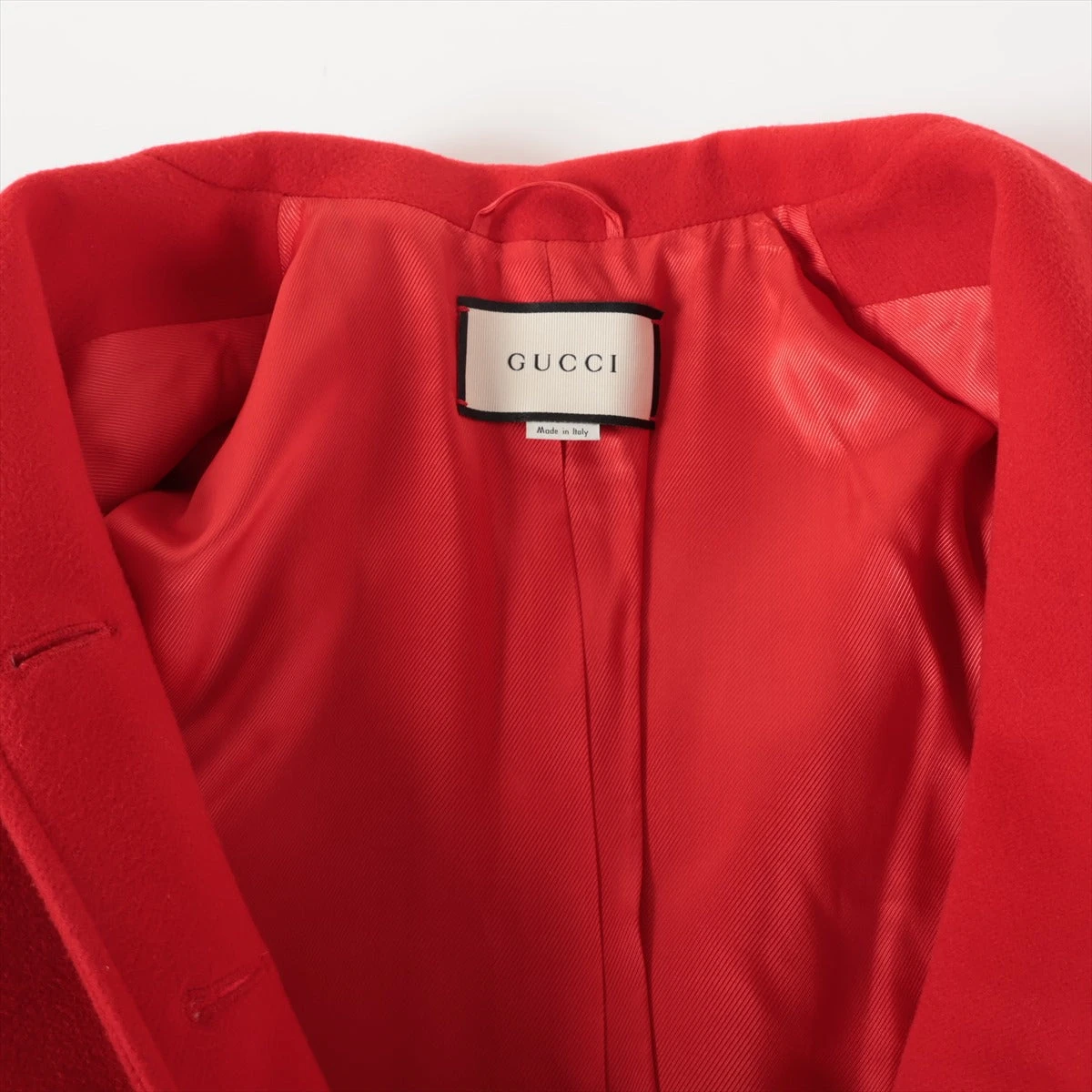 GUCCI コート サイズ40　ボルドーカラー GUCCI コート サイズ40ボルドーカラー