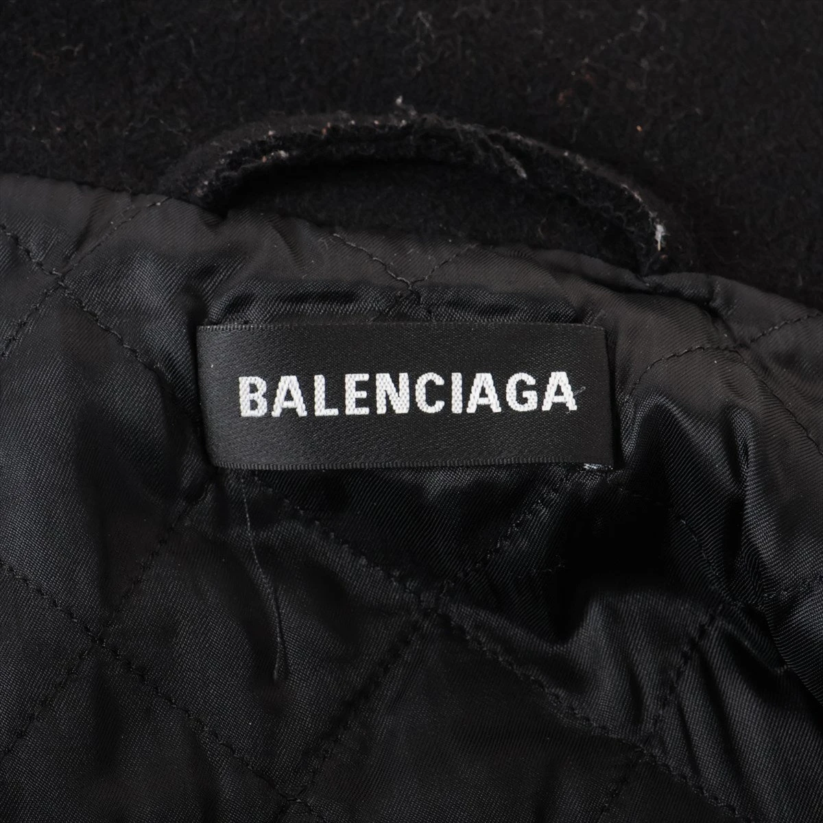 バレンシアガ 18年 ウール ジャケット 44 メンズ ブラック 534315 タグ