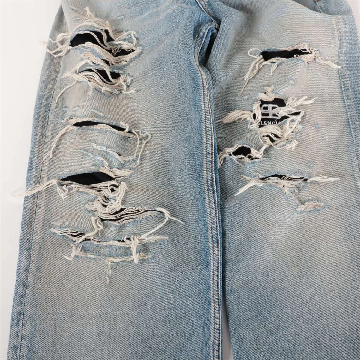 【送料込】BALENCIAGA★Ripped デニムパンツ BALENCIAGA - BALENCIAGA バレンシアガ 20AW Regular Ripped