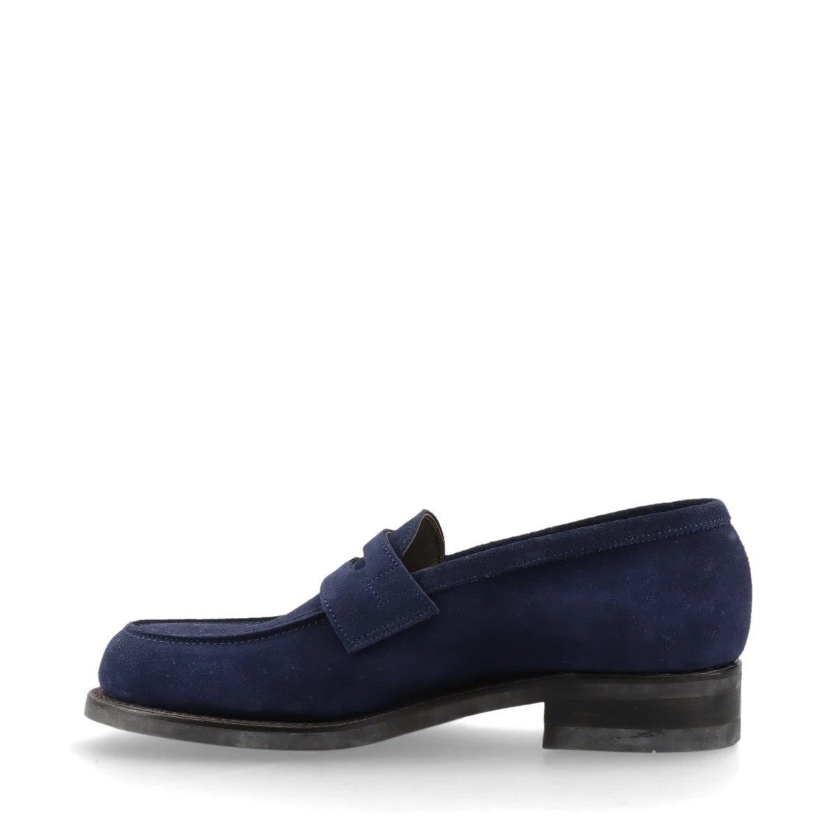 メンズ スエードローファー (Navy) （Navy）| Sunspel