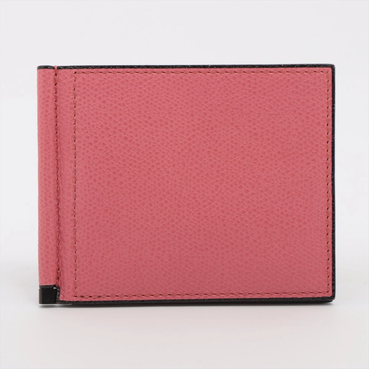 【未使用】ヴァレクストラ 二つ折り財布 マネークリップ レザー 赤 ヴァレクストラ レザー マネークリップ ピンク A3386264｜中古