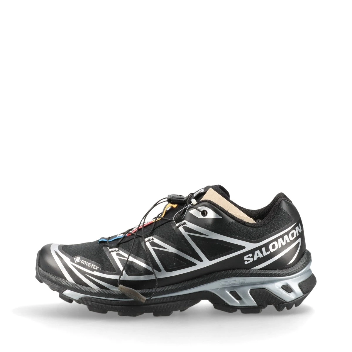 サロモン ファブリック スニーカー 27cm メンズ ブラック×シルバー