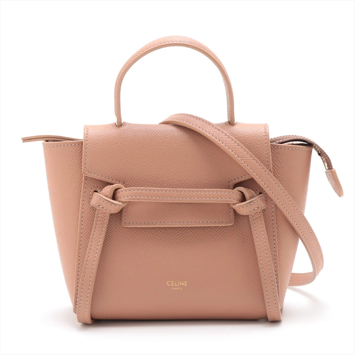 セリーヌ CELINE ベルトバッグ ショルダーバッグ ベージュ ピコ □CELINE□ ピコ ベルトバッグ / ショルダーバッグ カーフスキン
