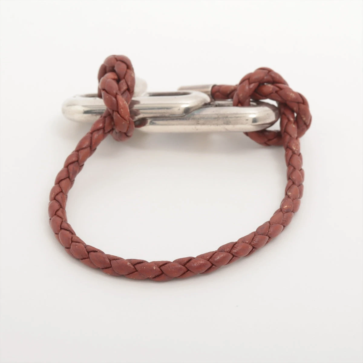 正規品　エルメス　ブラウンレザーブレスレット HERMES エルメス ブレスレット レザー ブラウン｜中古ジュエリー