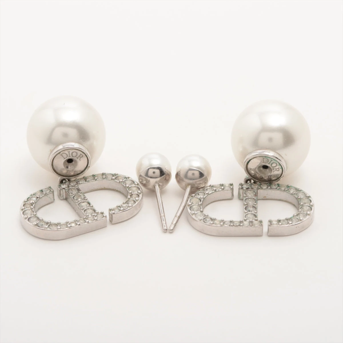 Dior パール付きトライバルピアス　両耳 クリスチャンディオール Dior Tribales ディオール トライバル