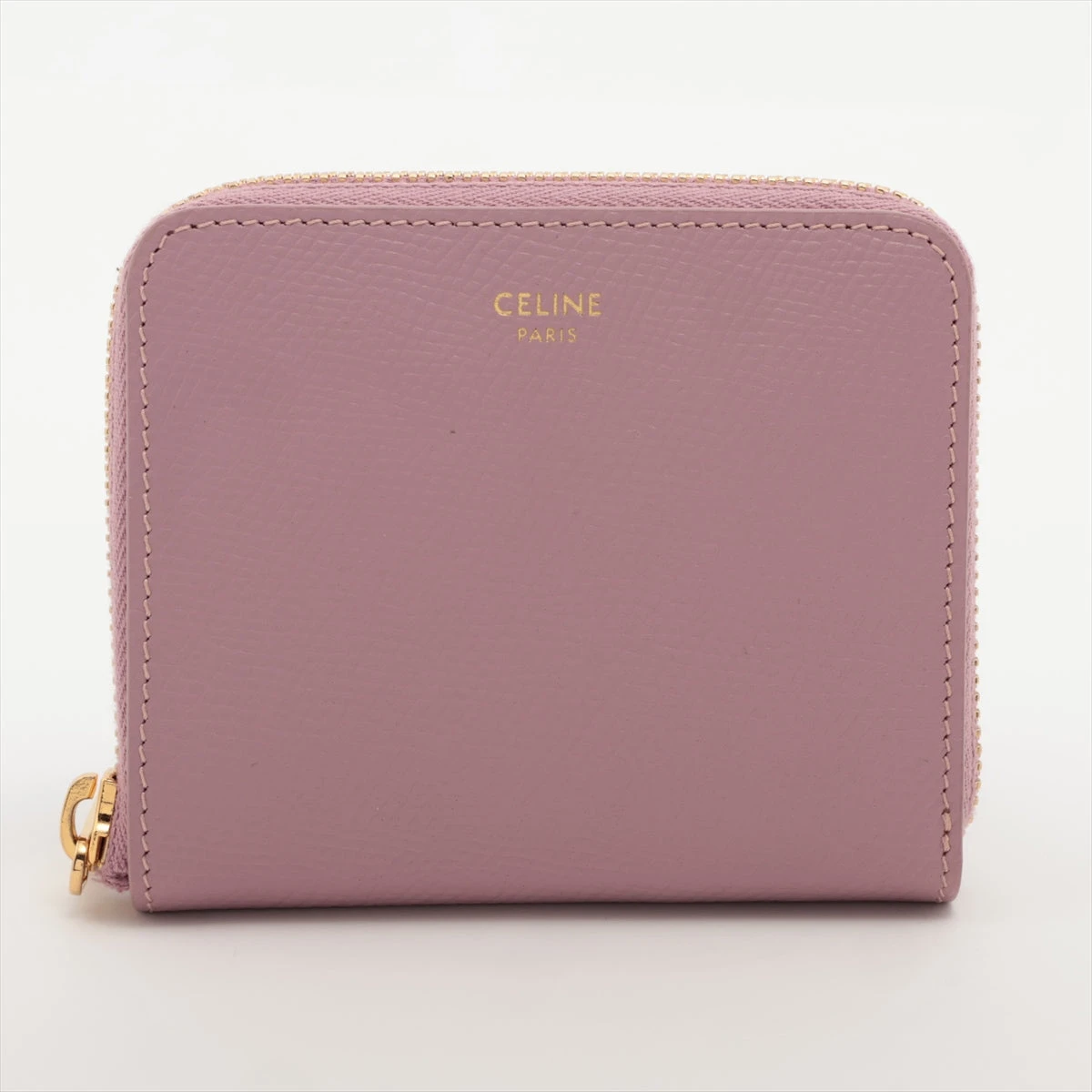 セリーヌ スモールジップウォレット エッセンシャル レザー コンパクト