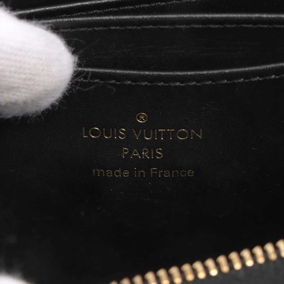 ヴィトン Since1854 ジッピーコインパース M69997 ブラック×ホワイト