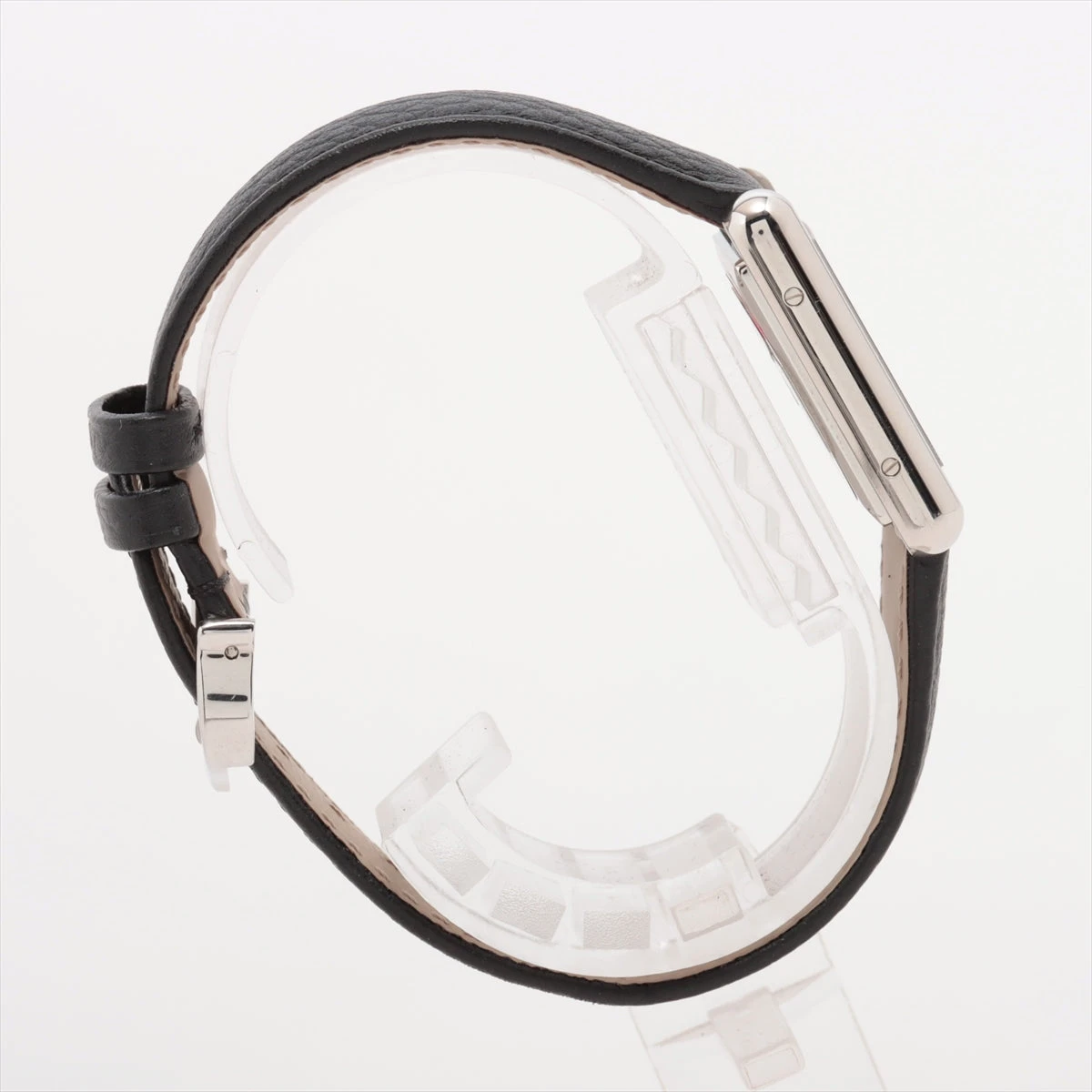 カルティエ タンクマスト WSTA0042 SS×革 QZ シルバー文字盤