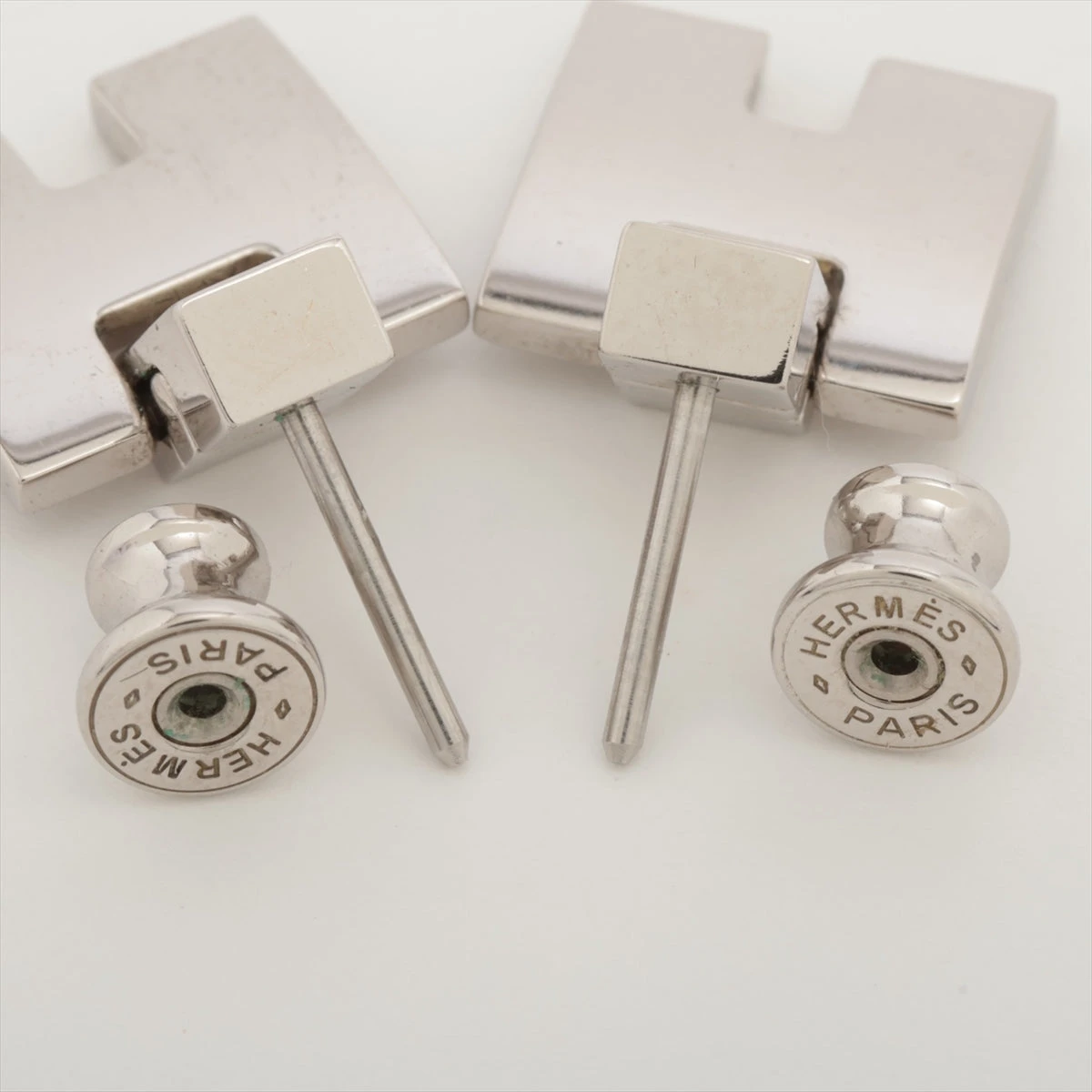 HERMES アイリーン　ピアス HERMES エルメス ピアス アイリーン メタル ラッカー ピンク