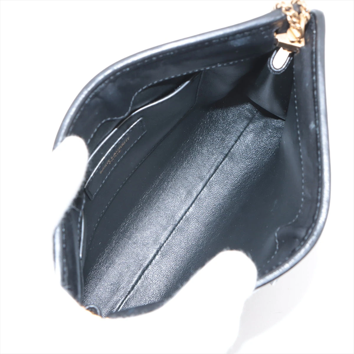 サンローランパリ モノグラム レザー チェーンショルダーバッグ