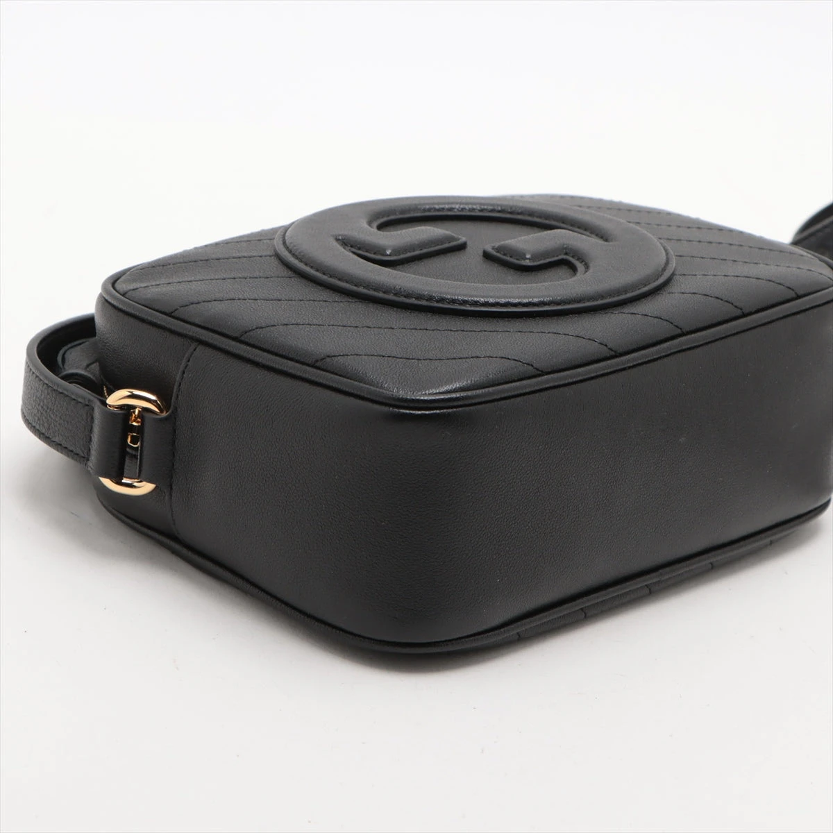 【正規品】 GUCCI ブロンディ レザー　ショルダーバッグ ブラック GUCCI】グッチ ブロンディ ミニショルダーバッグ レザー (GUCCI