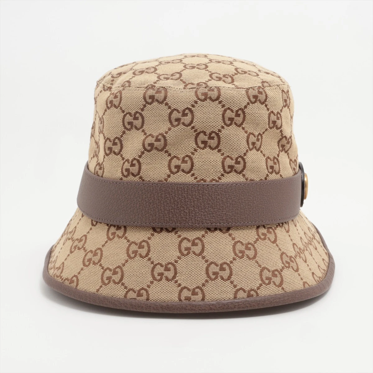 【定番】GUCCI ハット　GG キャンバス　ベージュ　XL GGキャンバス バケットハットピンク | GUCCI公式