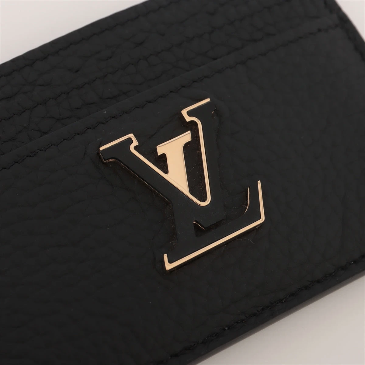 ヴィトン LVロゴ ポルトカルト カプシーヌ M83358 ノワール