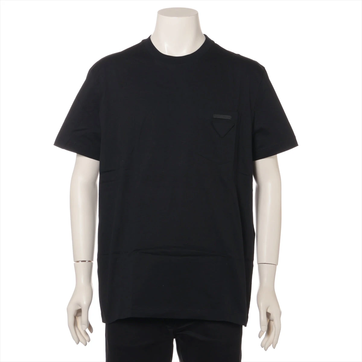 プラダ 20年 コットン Tシャツ XXL メンズ ブラック UJN677 A3374515 