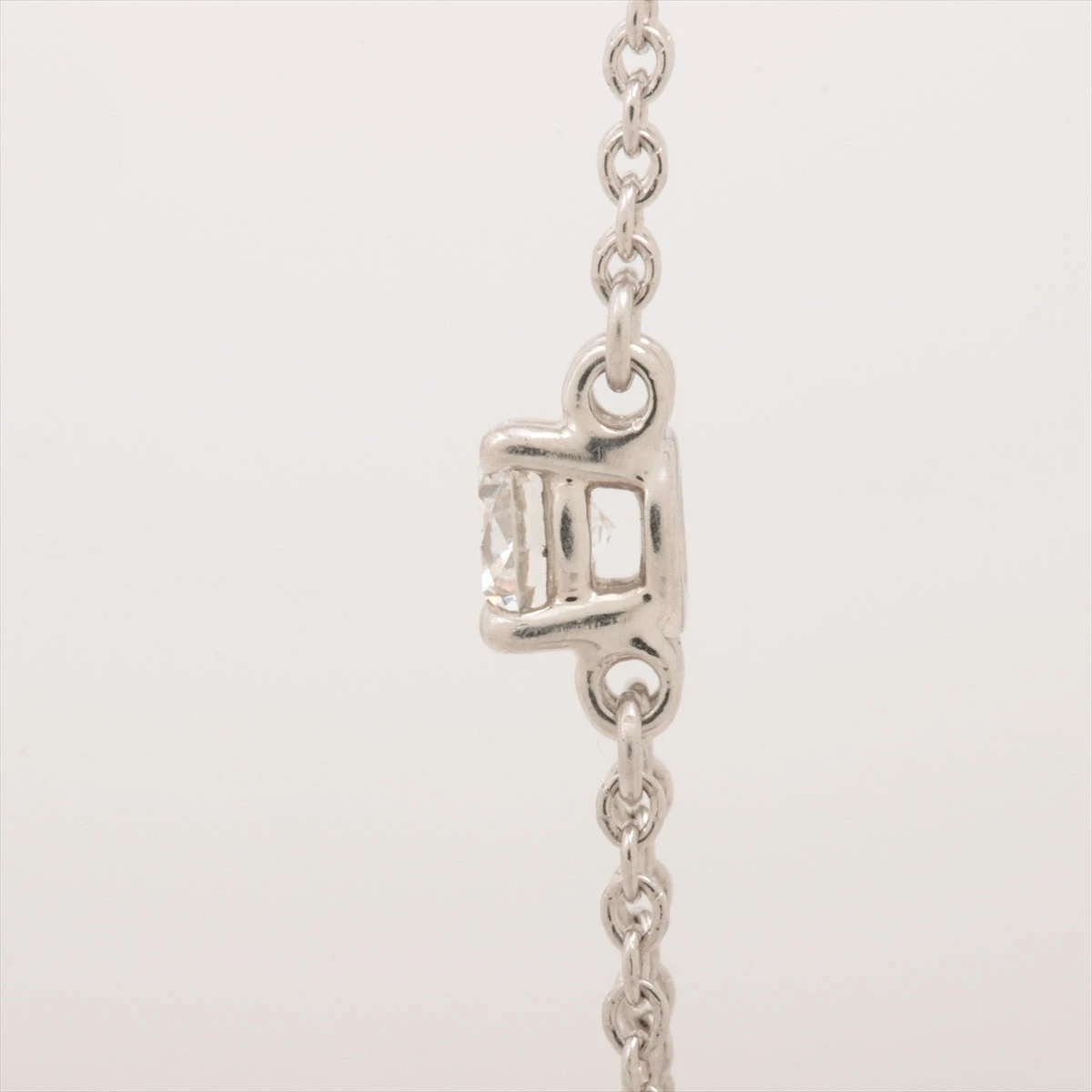 ティファニー ソリティア ダイヤ ブレスレット Pt950 2.1g ダイヤ直径