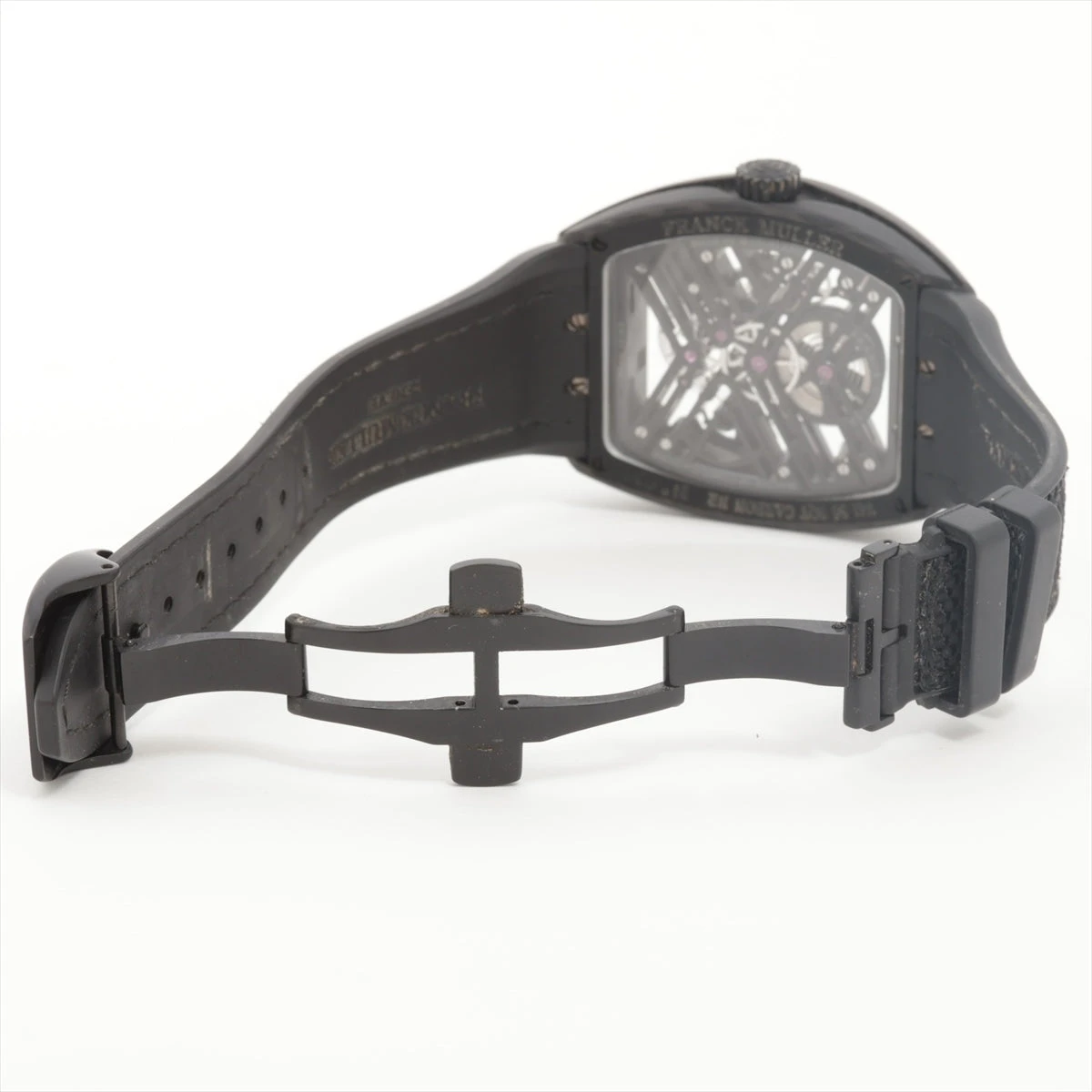 フランクミュラー ヴァンガード 7デイズ カーボン×ラバー 手巻き