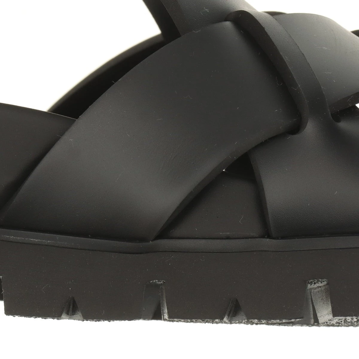 プラダ トライアングルロゴ ラバー サンダル 6 ユニセックス