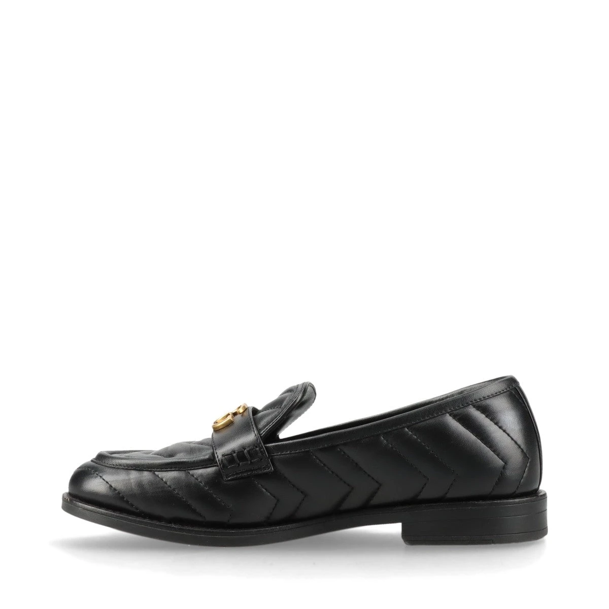 美品 GUCCI GG マーモント ウェブ ローファー 黒 7 1/2 美品 GUCCI GG マーモント ウェブ ローファー 黒 7 1/2