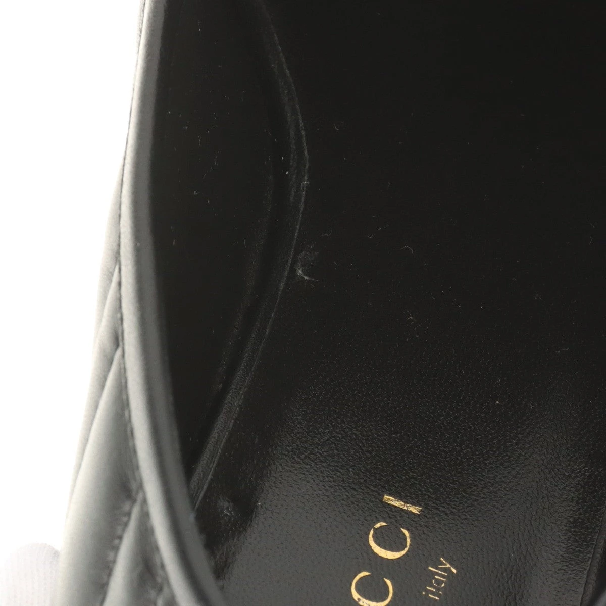 【美品】GUCCI グッチ　マーモント　ローファー　付属品あり　36.5 美品】GUCCI グッチ マーモント ローファー 付属品あり 36.5