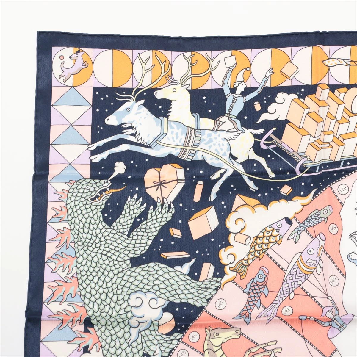 エルメス カレ70 L'Epopee d'Hermes エルメスの叙事詩 スカーフ シルク