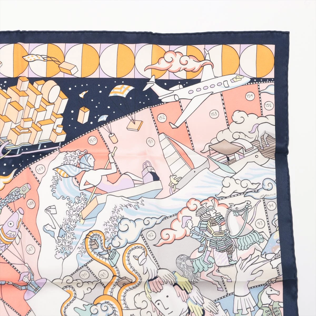 エルメス カレ70 L'Epopee d'Hermes エルメスの叙事詩 スカーフ シルク