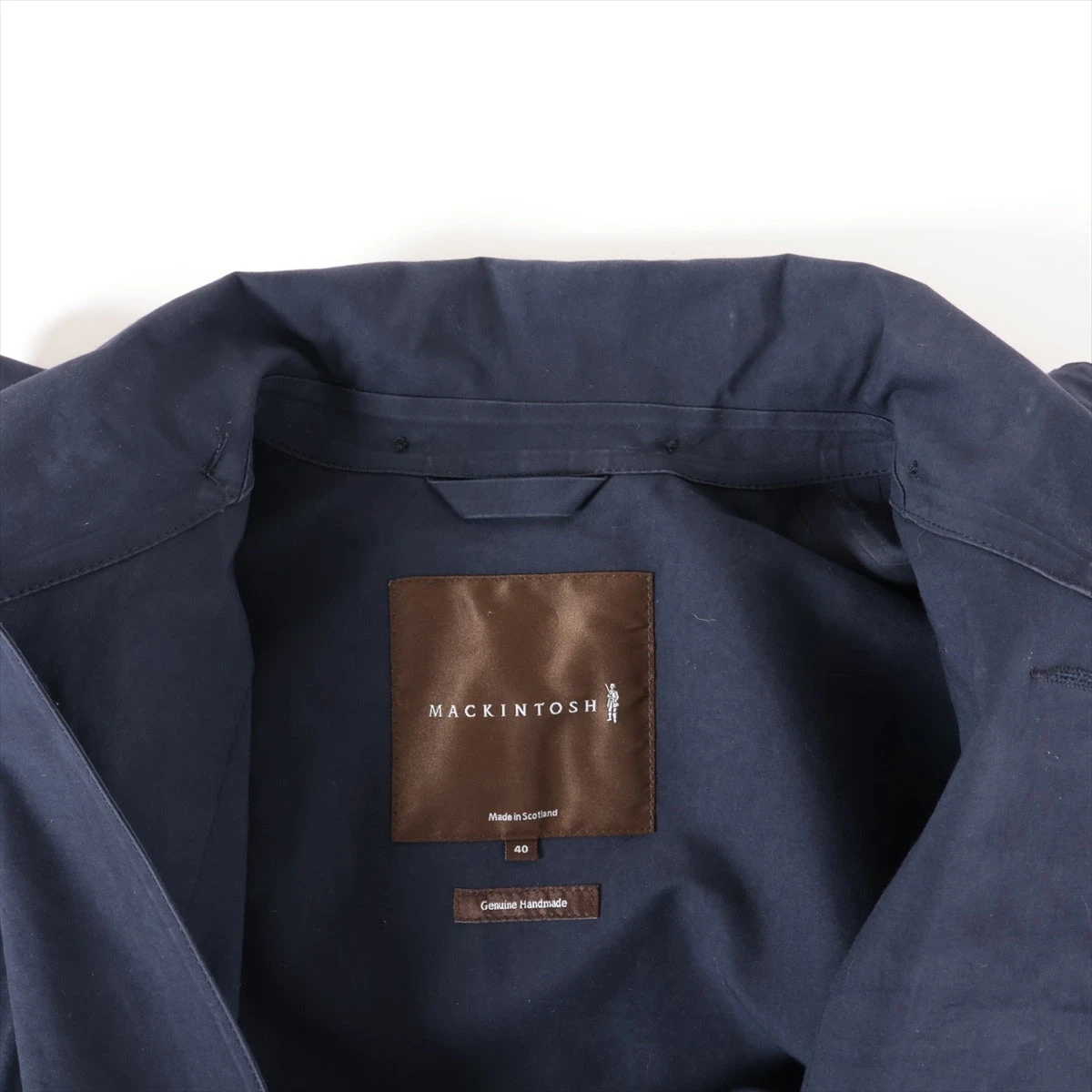 激レア！エイプ×マッキントッシュ ゴム引きコート ネイビー L 中古・古着通販】MACKINTOSH (マッキントッシュ) HYKE (ハイク