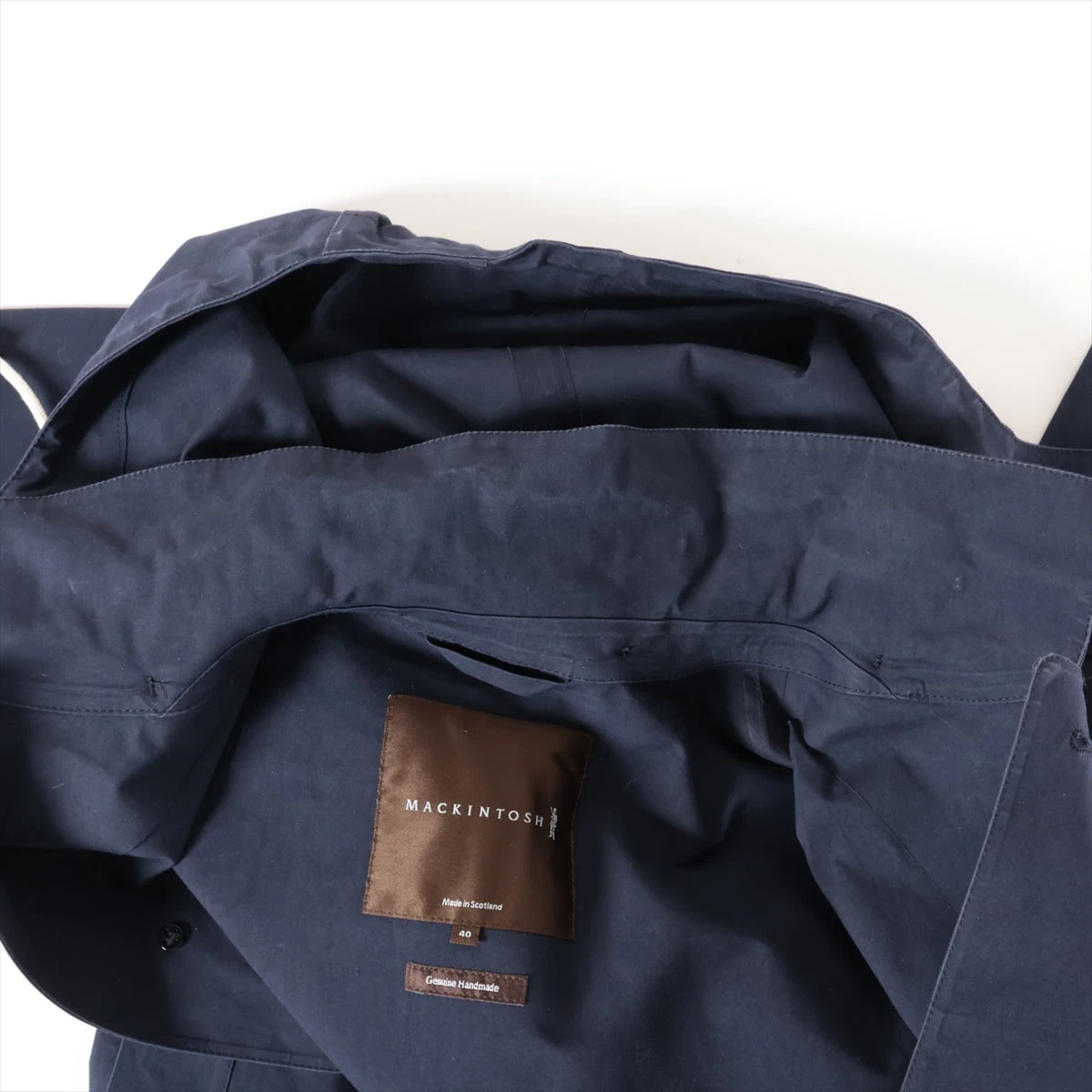 激レア！エイプ×マッキントッシュ ゴム引きコート ネイビー L 中古・古着通販】MACKINTOSH (マッキントッシュ) HYKE (ハイク