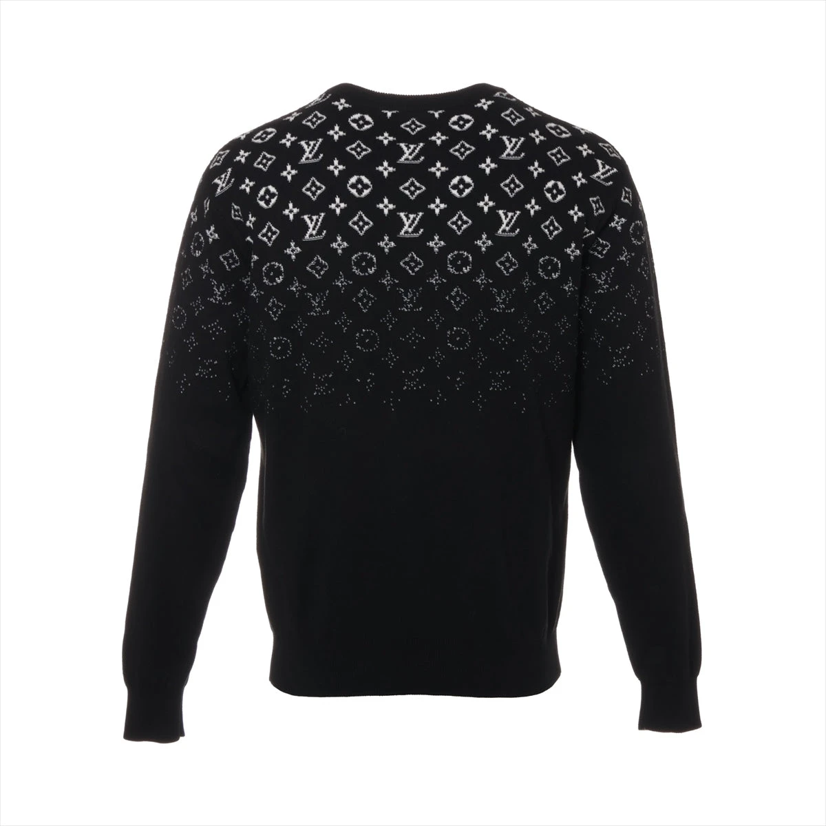 ヴィトン 24SS コットン ニット XS メンズ ブラック RM241Q