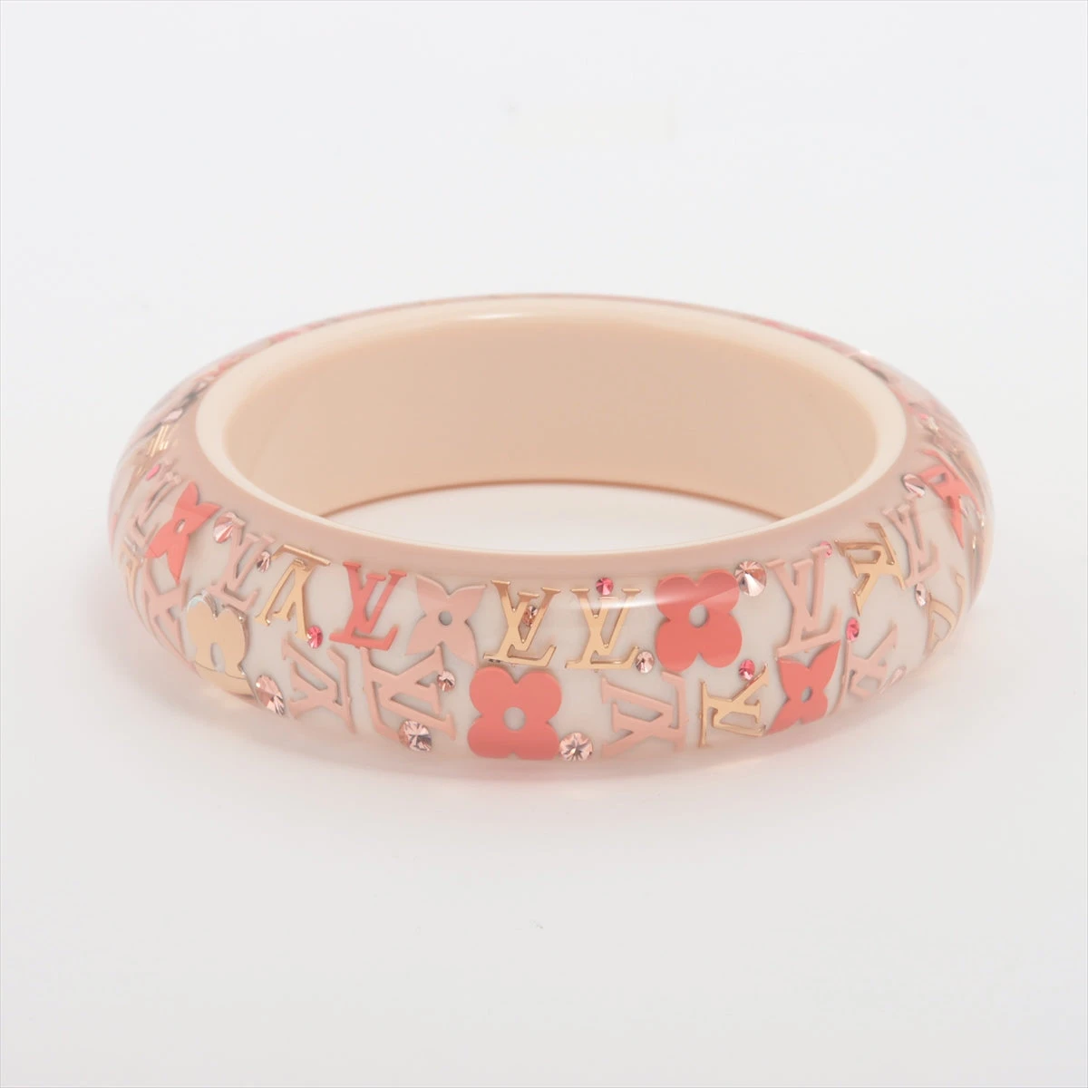 Louis Vuitton アンクルージョン バングル 美品 ベージュ ルイヴィトン/バングル/ブラスレ・アンクルージョンGM/ベージュ