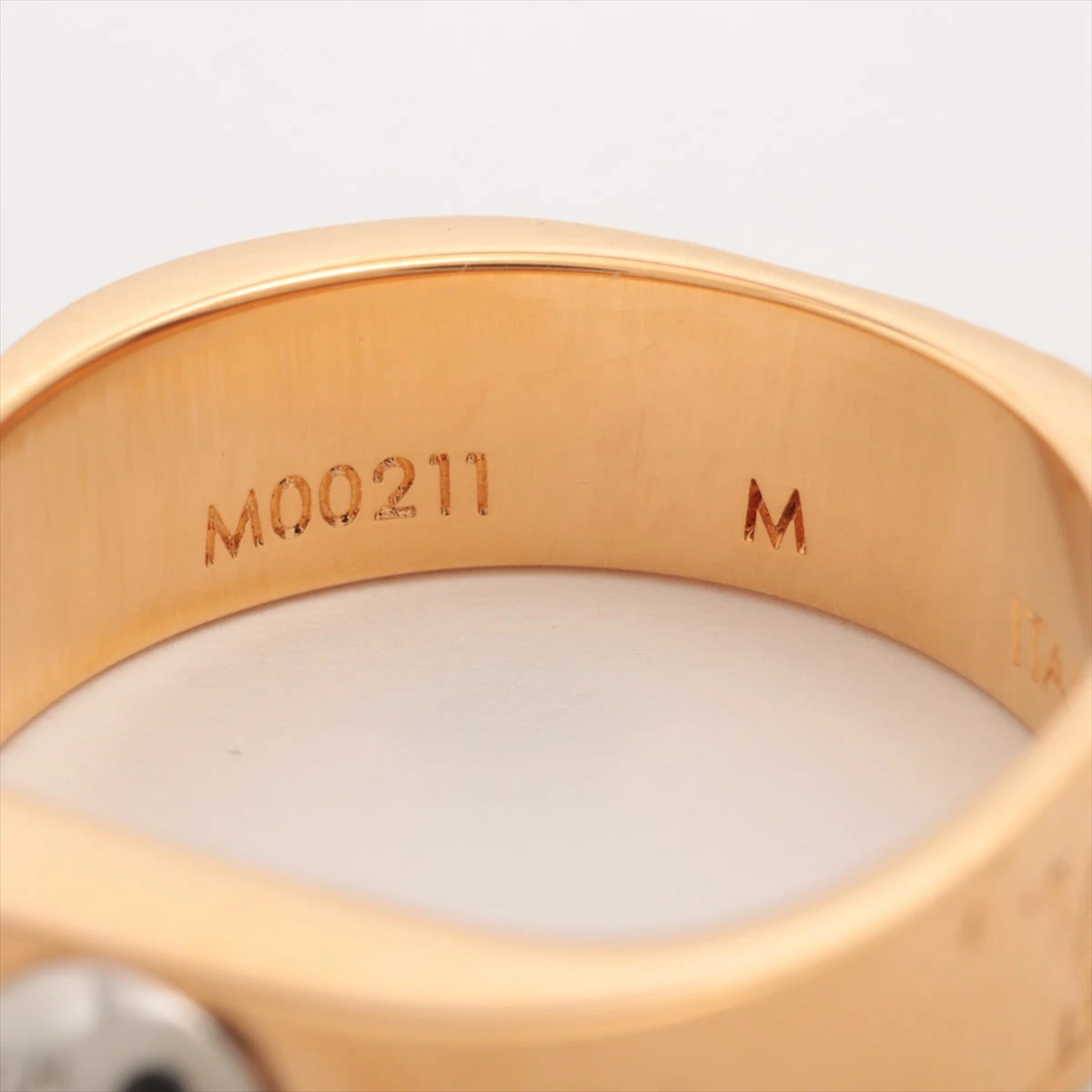 ヴィトン M00211 バーグナノグラムテニス LE0139 リング M GP ゴールド 