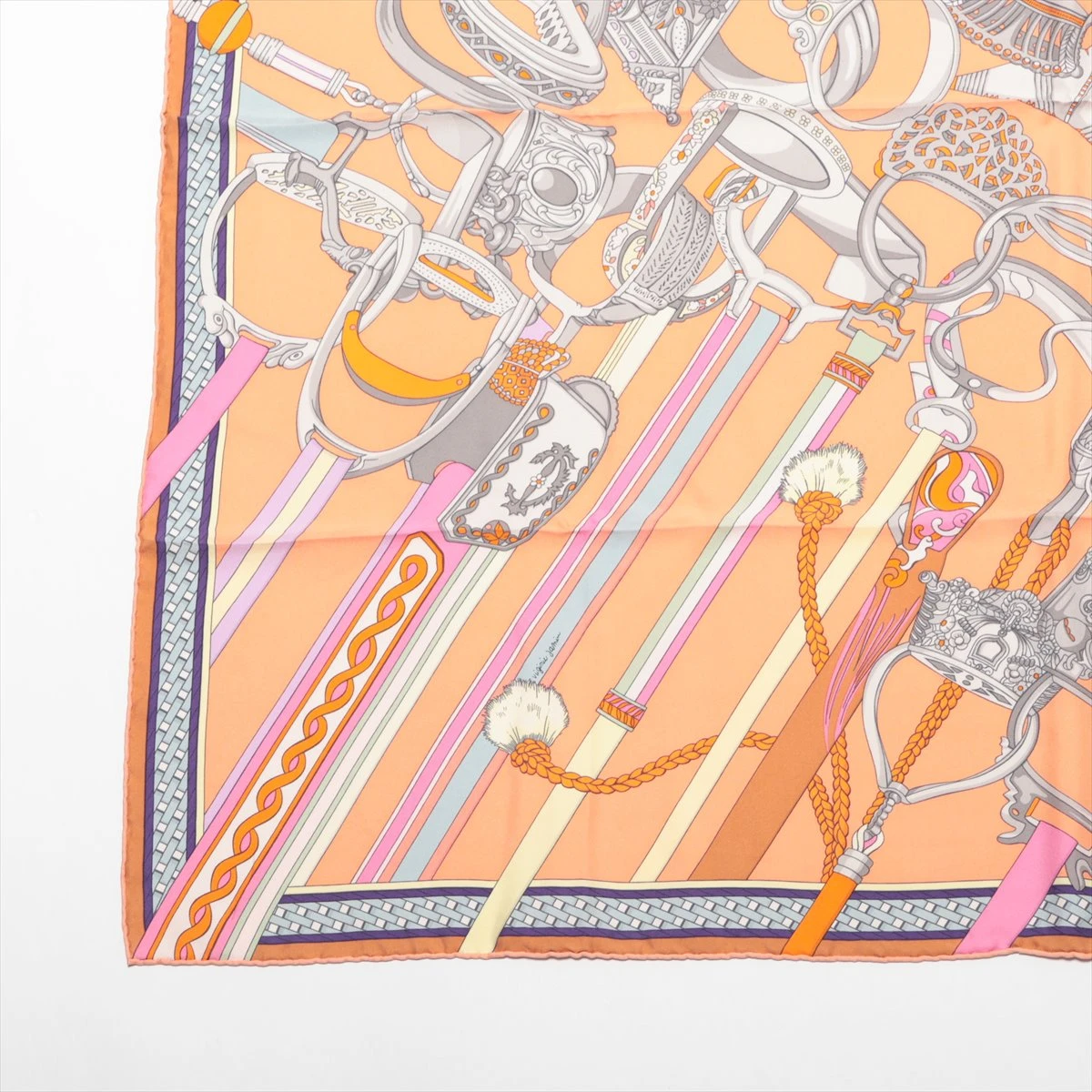 エルメス風 絵 オレンジ 騎手 馬と騎手のグラフィックアート3点セット