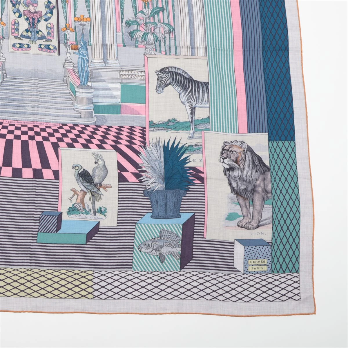 カレ 140 GRAND THEATRE NOUVE グラン テアトル ヌーヴォ HERMES エルメス カレジェアン 140 グランテアトルヌーヴォー