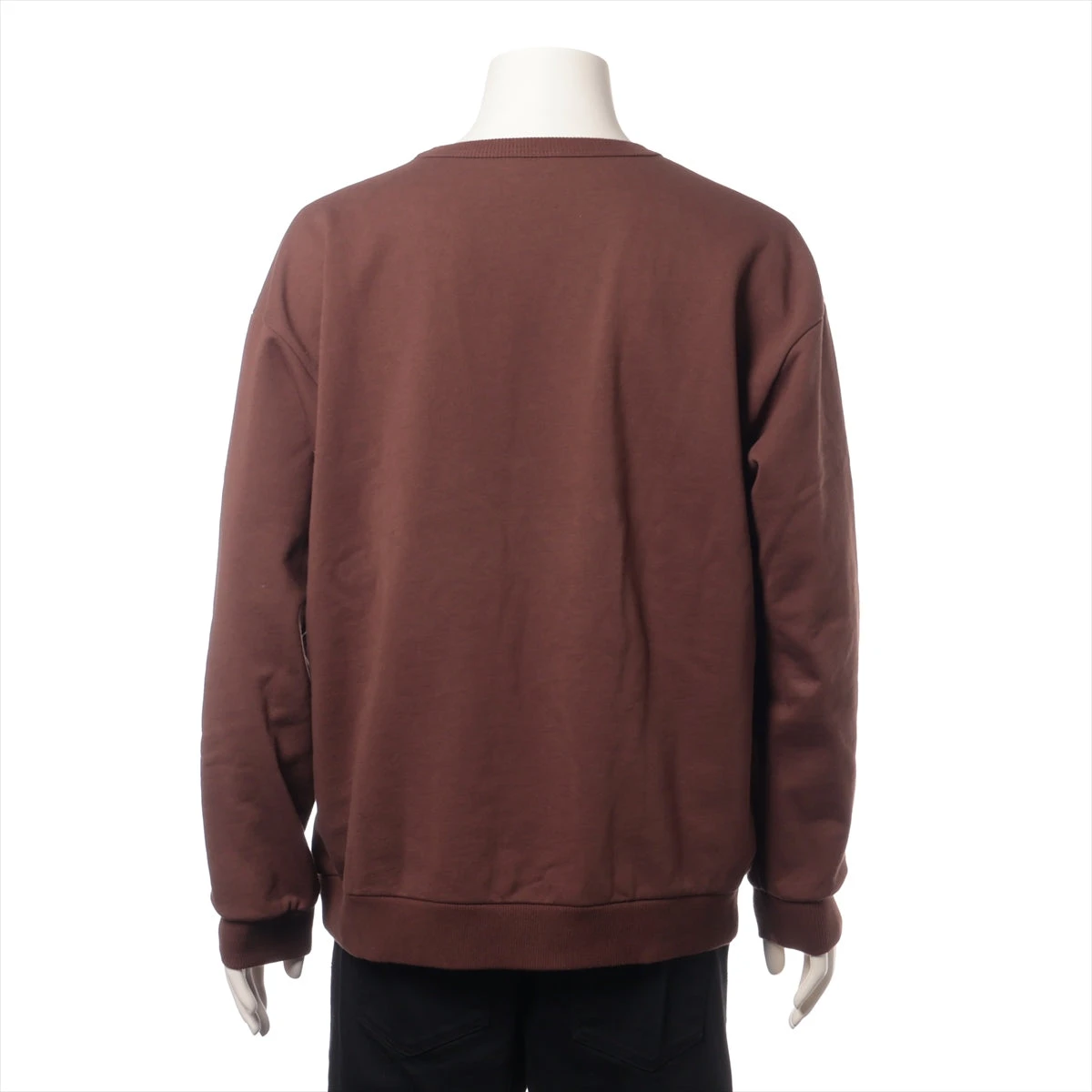 セリーヌ 23AW コットン スウェット L メンズ ブラウン 2Y18D670Q 