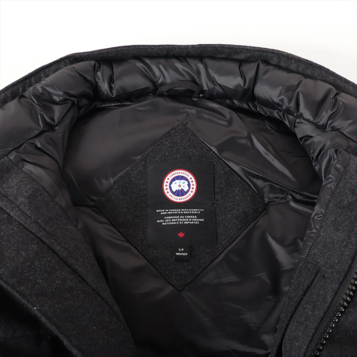 CANADA GOOSE ブラック ダウンベストSP