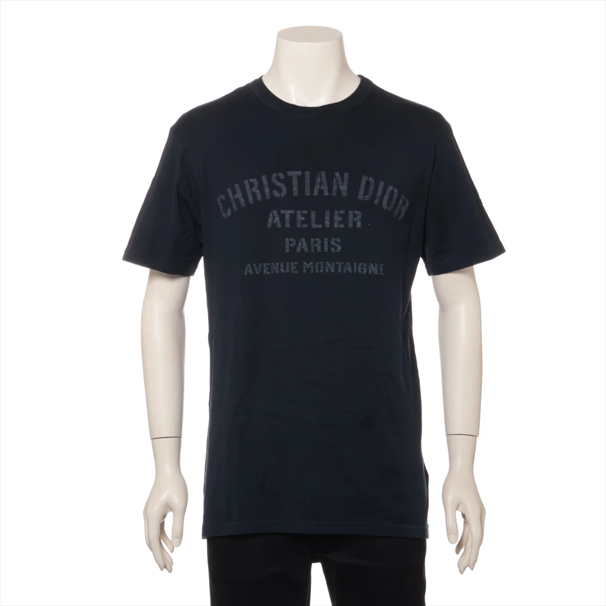 ディオール 21SS コットン Tシャツ M メンズ ネイビー 043J615A0589  