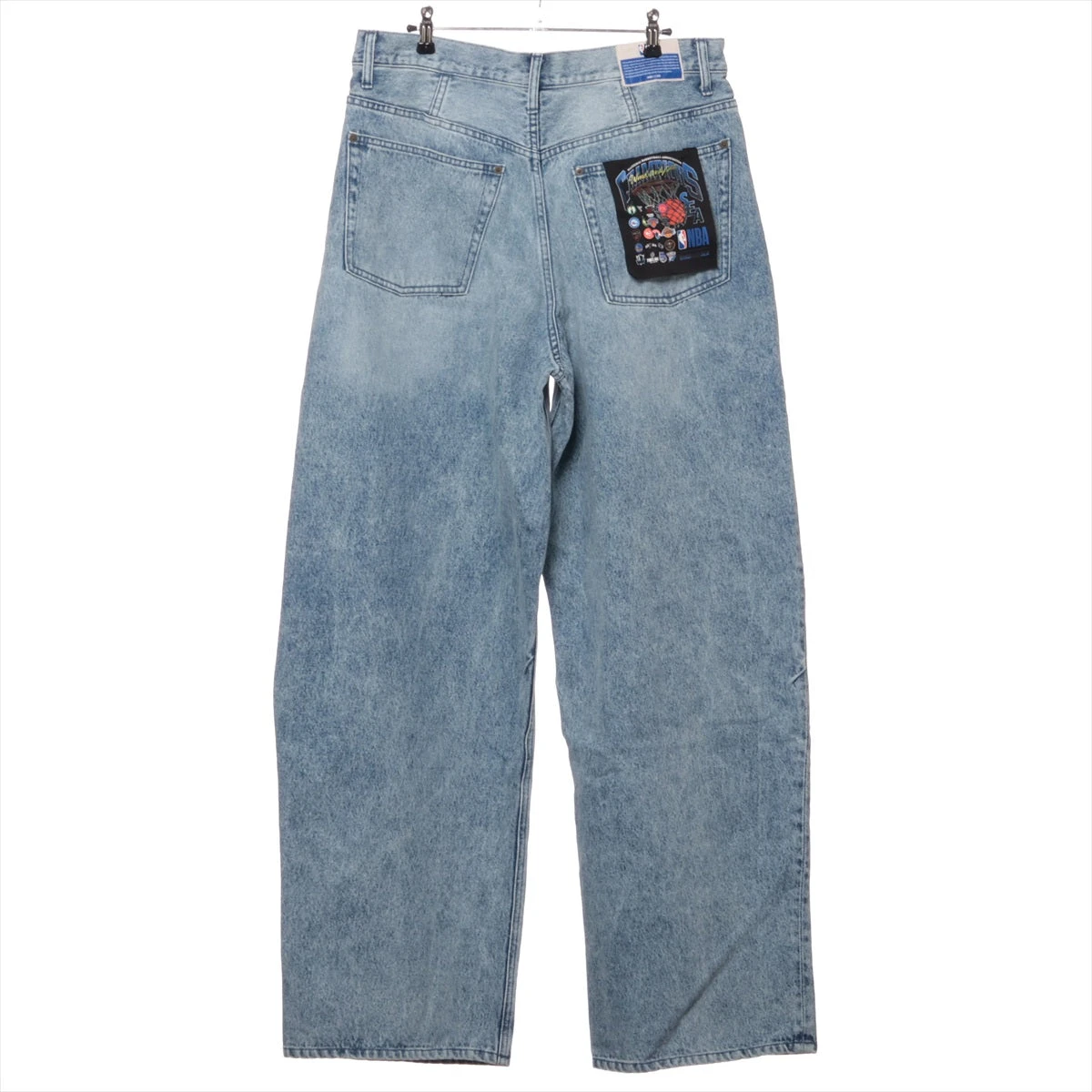 ウィンダンシー NBAデニム ショートパンツ L 未使用 インディゴブルー ウィンダンシー×NBA コットン デニムパンツ XL メンズ ブルー A3402293
