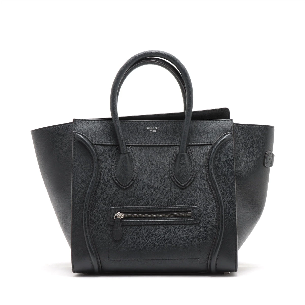 CELINE ラゲージ　ミディアム　ブラック　レザー CELINE ラゲージミディアムブラックレザー