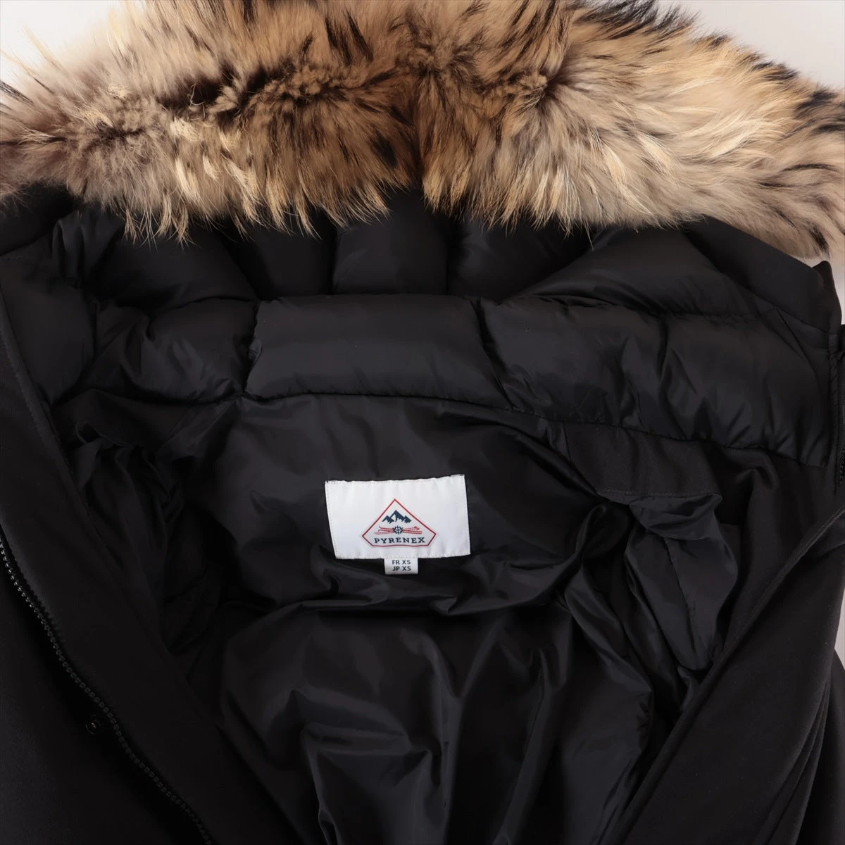 ピレネックス ポリエステル ダウンジャケット XS メンズ ブラック  