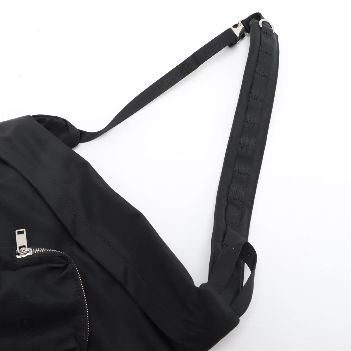 メゾンマルジェラ ナイロン ボディバッグ ブラック A3402242｜中古