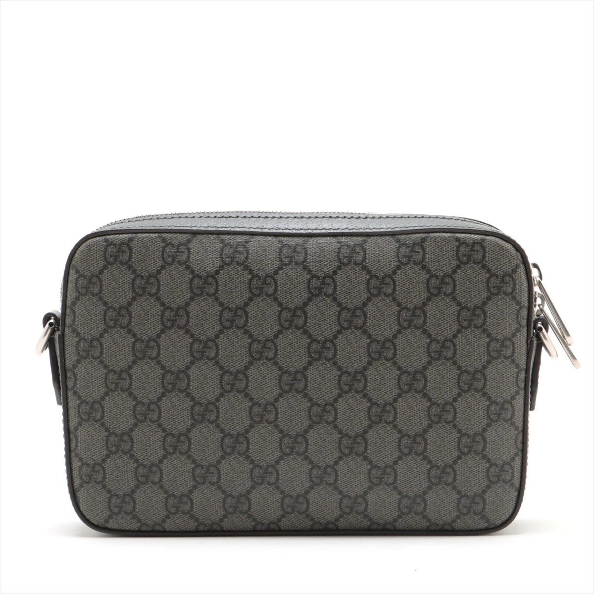 l49【極美品】グッチ GGスプリーム レザー ネイビーボディバッグ