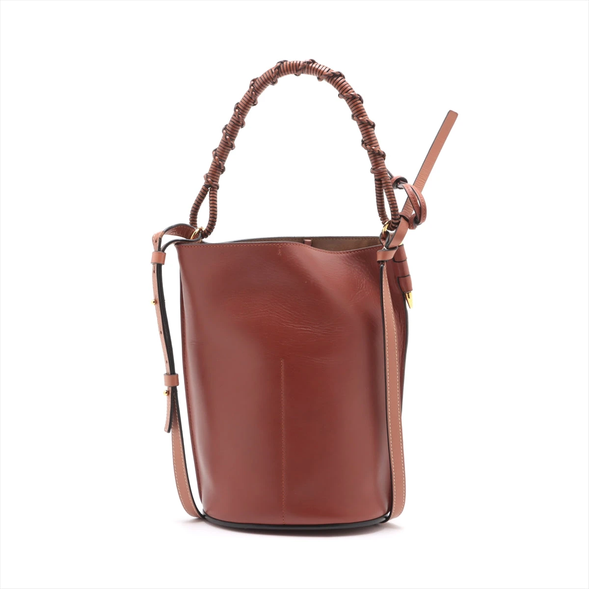 美品✨LOEWE ゲート　バケット　ブラウン　バッグ　2way レザー 美品✨LOEWE ゲート バケット ブラウン バッグ 2way レザー