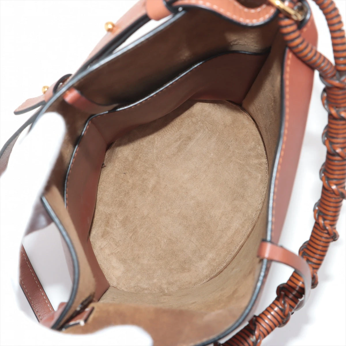 美品✨LOEWE ゲート　バケット　ブラウン　バッグ　2way レザー 美品✨LOEWE ゲート バケット ブラウン バッグ 2way レザー
