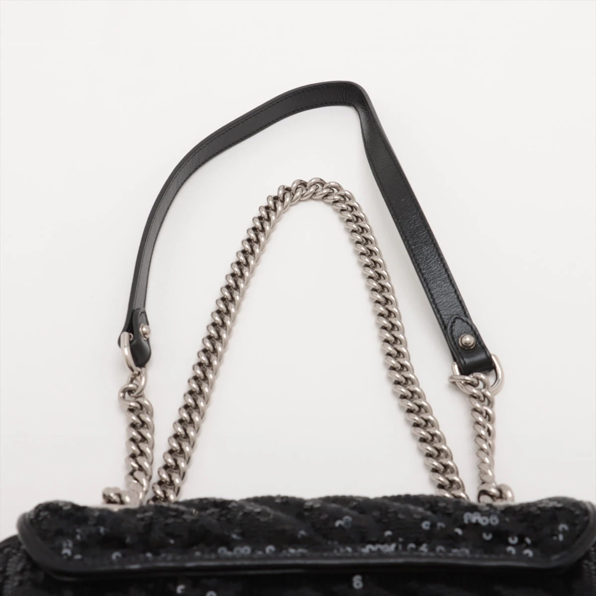 グッチ GGマーモント スパンコール チェーンショルダーバッグ