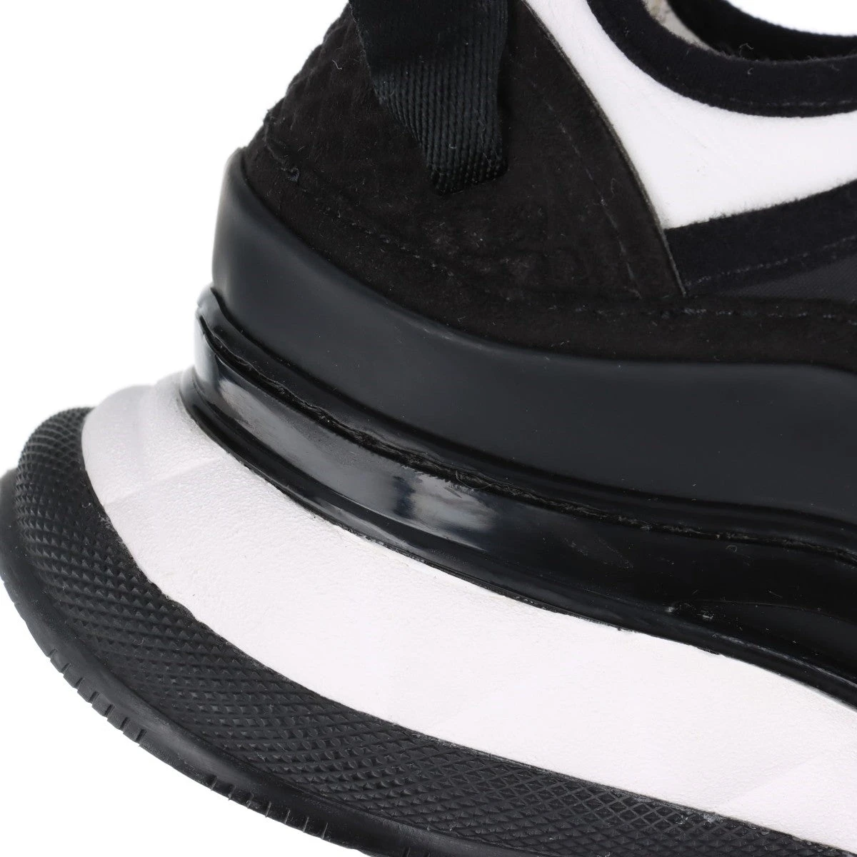 シャネル ココマーク 24B レザー×ファブリック スニーカー 36