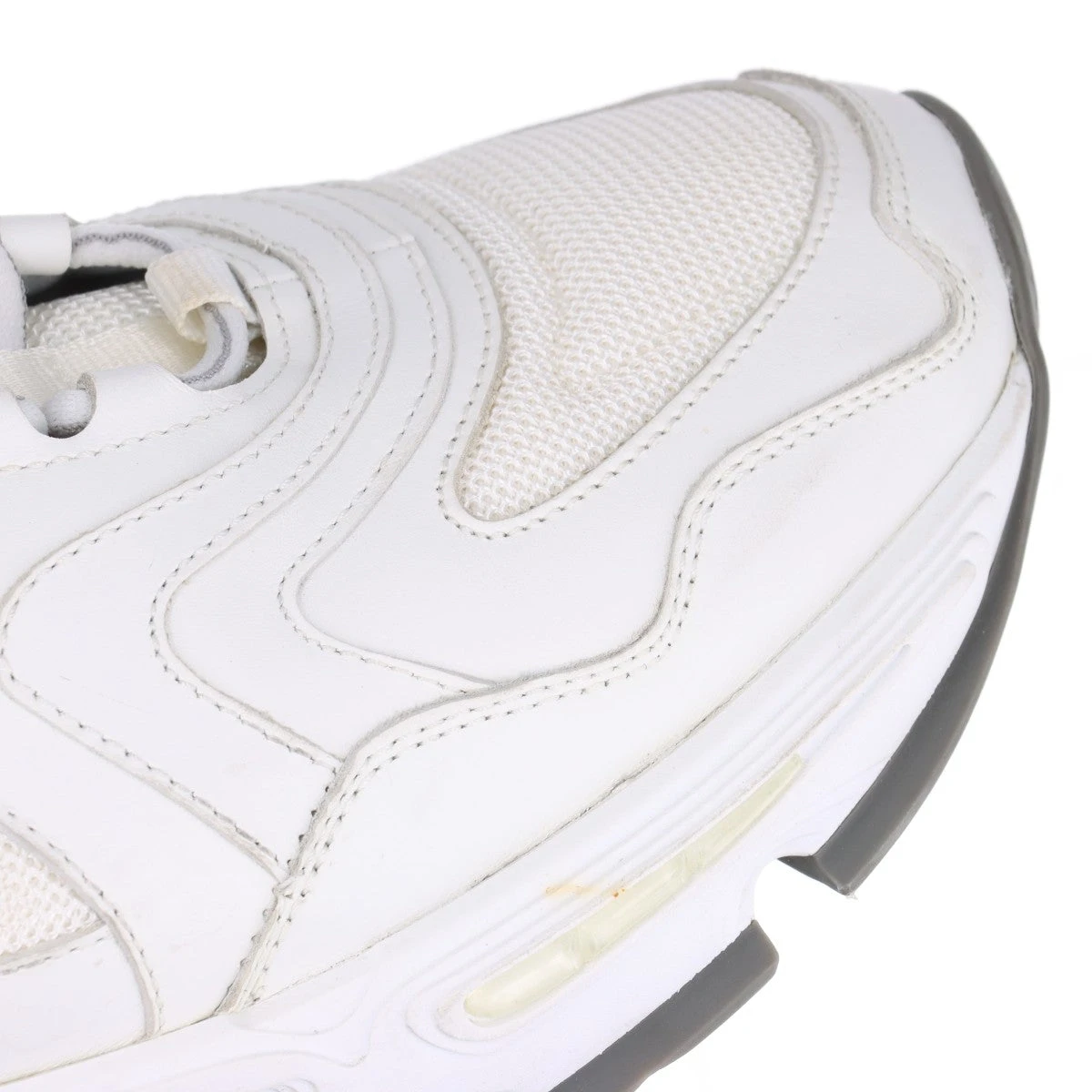 ディオール CD1 メッシュ×レザー スニーカー 42 メンズ グレー  